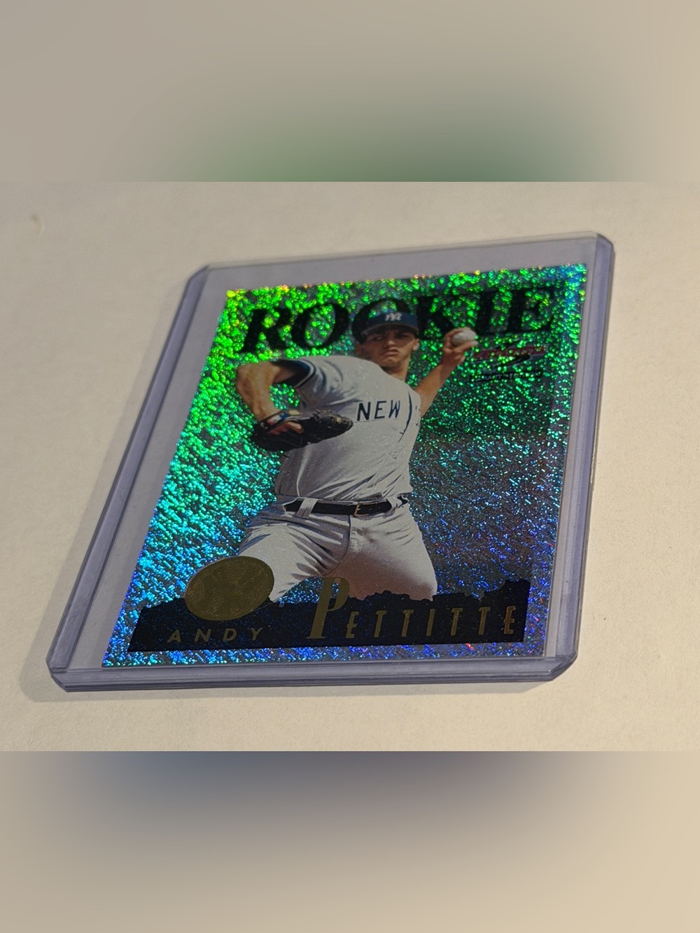 Andy Pettitte 1995 RC Rookie Score Summit Edition Sparkling Refractor Baseball - Picture 2 of 4
